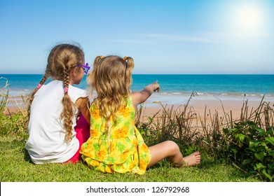 66,337 Two little girls outside Images, Stock Photos & Vectors ...