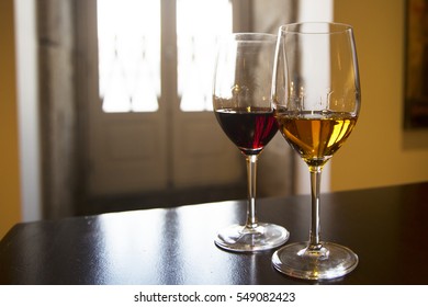 Two Glasses Of Port Wine