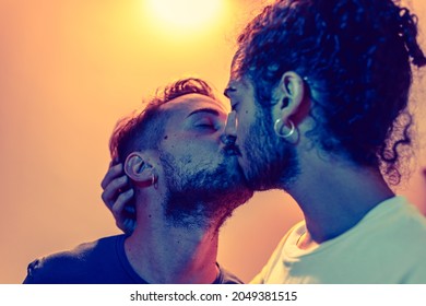 Two Guys Kissing - Gender Equality - Love And Relationship