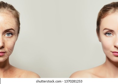 Half Old Half Young Face Images Stock Photos Vectors Shutterstock