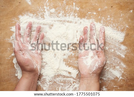 Similar – Image, Stock Photo Homemade Pasta 2 Food