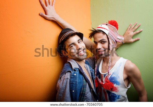 cute gay men couple costumes
