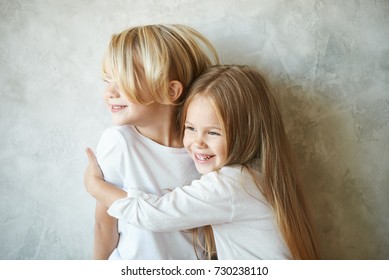 Little Blonde Girl With Long Hair Images Stock Photos Vectors
