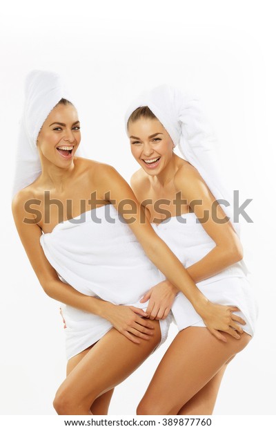 Teens shower