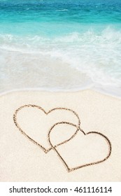 Heart On Sand Images Stock Photos Vectors Shutterstock