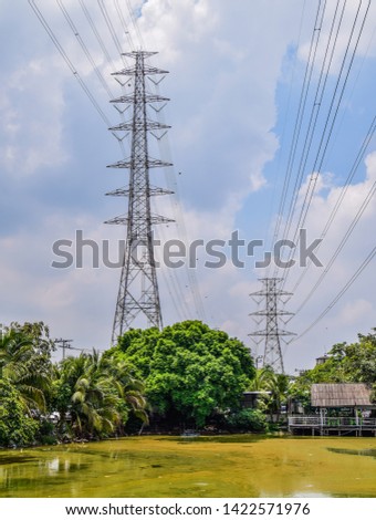 Similar – Image, Stock Photo Hauptstadt unter Strom