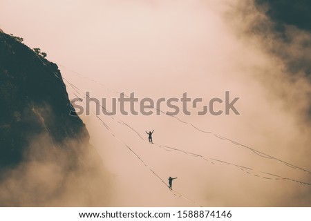 Similar – Image, Stock Photo Cloud over WE MEN Deserted