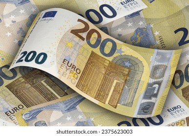 Premium Photo  European currency money euro banknotes