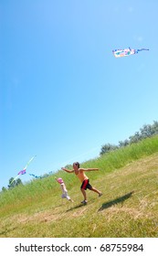 398 Two Boys Flying Kites Images, Stock Photos & Vectors | Shutterstock