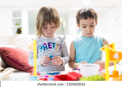 Two Kids Playing Home Stock Photo 1325602016 | Shutterstock