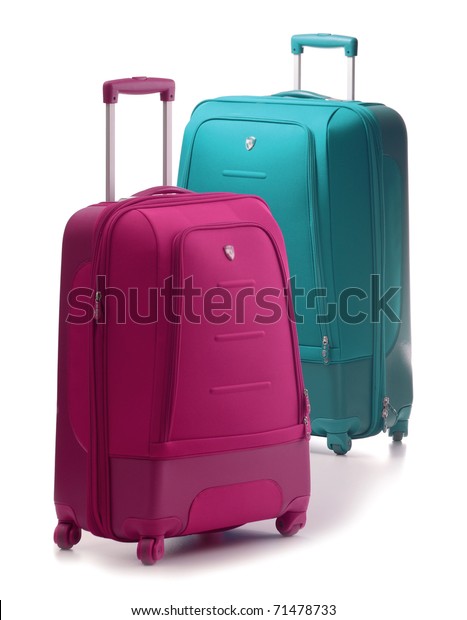 two large suitcases