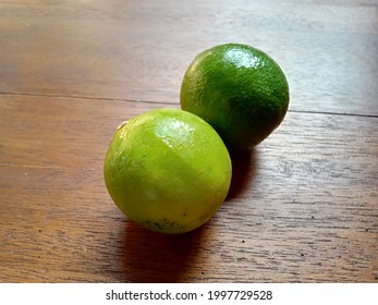 two limes on the table