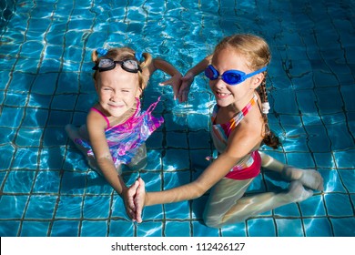 Two Little Girls Playing Pool Stock Photo 112426127 | Shutterstock