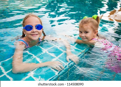 Two Little Girls Playing Pool Stock Photo 114508090 | Shutterstock