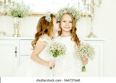 Bride And Flower Girl Images Stock Photos Vectors Shutterstock
