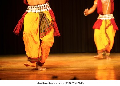 Two Male Indian Classical Odissi Dancers Stock Photo (Edit Now) 2107128245