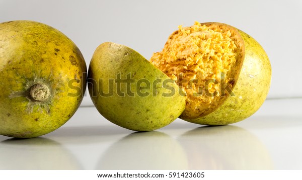 Two Medicinal Baelfruits Sri Lankan Foods Stock Photo Edit Now 591423605