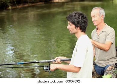 Two Men Fishing