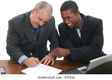 Two Men One Black One White Stock Photo 472516 | Shutterstock