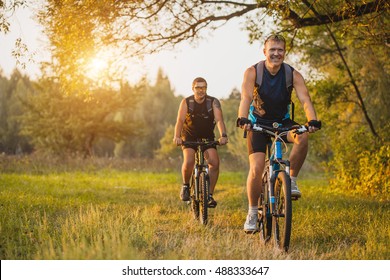 2 men on a bike