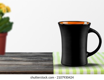 Two Mug Mockup For Presentation Sublimation Designs On The Desk