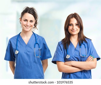 Two Nurses Portrait