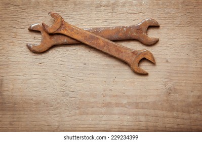 two old wrenches