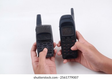 Dos teléfonos celulares la