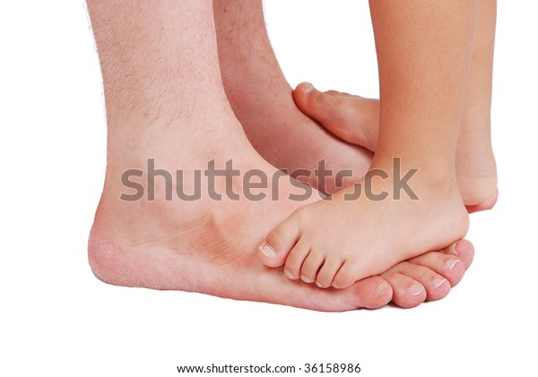 Two Pairs Legs Very Small On Stock Photo (Edit Now) 36158986