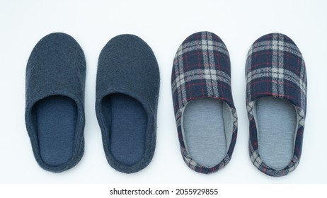 Two Pairs Of New Slippers.