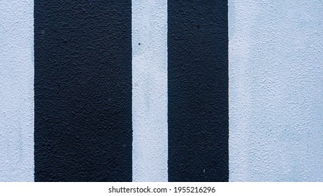 Two Parallel Lines Black And White Close Up