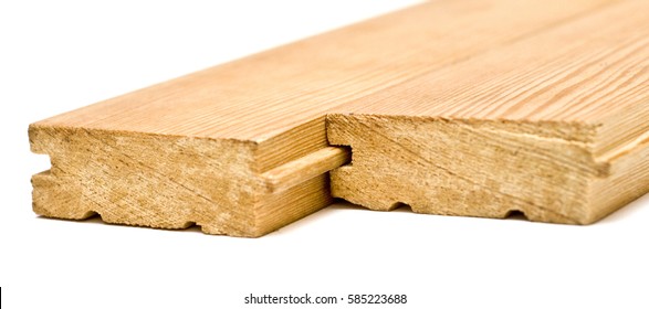 Two Piles Of Solid Wood Flooring