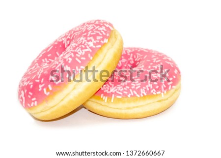 Similar – Pink donuts Food Roll