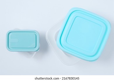 Two Plastic Container Lid Food White Stock Photo 2167830145 | Shutterstock