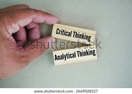 Two points of difference Critical Thinking vs Analytical Thinking. Analytical thinking is more linear and focused, whereas critical thinking is more circular.