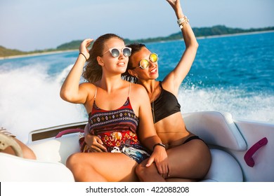 Crazy bikini women on boats can look Crazy bikini women on boats