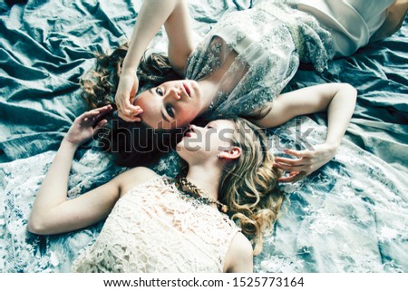 Similar – loving girls relax together. family LGBT couple