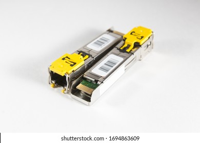 Two RJ-45 Copper SFP Optical Transceiver