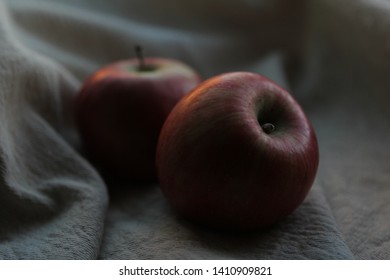Two rustic apples for making juice
