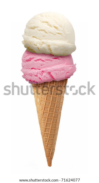 two scoops ice cream