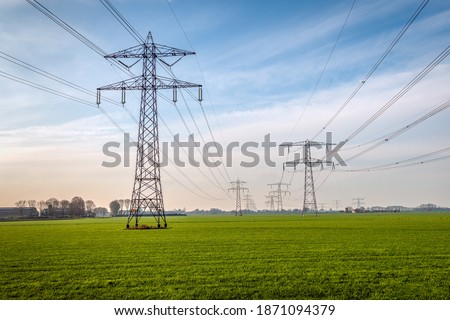 Image, Stock Photo high voltage Technology