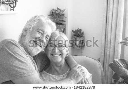 Similar – Love Couple Middle age Joy