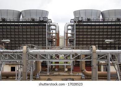 Two Sets Of Cooling Towers In Symmetry