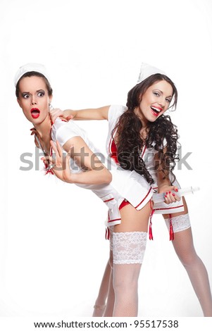 sexy girl doctors Bleeding out of my penis