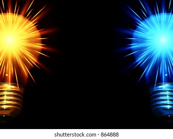 Two Shiny Bulbs_half