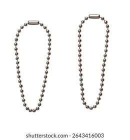   Two Silver Chains for Design Use 