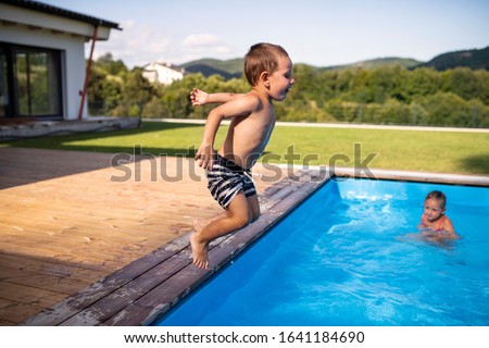 Similar – Image, Stock Photo swimming pool Water Garden