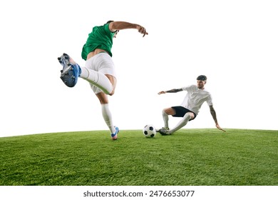 Dos jugadores fútbol 