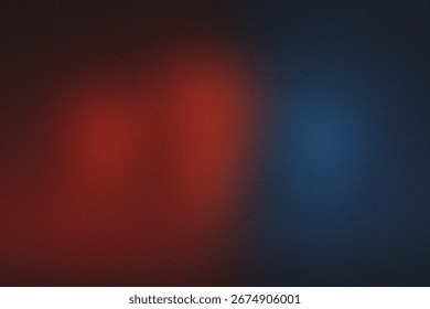 Two soft, diffused light spots, one red and one blue, are set against a dark, grainy background, creating a contrasting abstract effect. - Powered by Shutterstock - Get 15% off with code: PIKWIZARD15