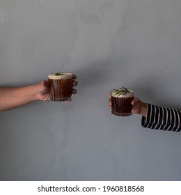 Two Special Coffee Mocktail Drinks 